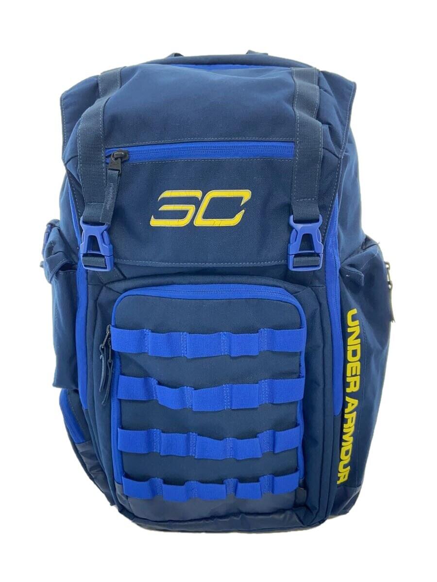 【中古】UNDER ARMOUR◆UA SC30 BACKPACK/ポリエステル/BLU/1262140【バッグ】