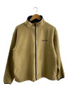 【中古】Timberland◆フリースジャケット/S/ポリエステル/BEG【メンズウェア】