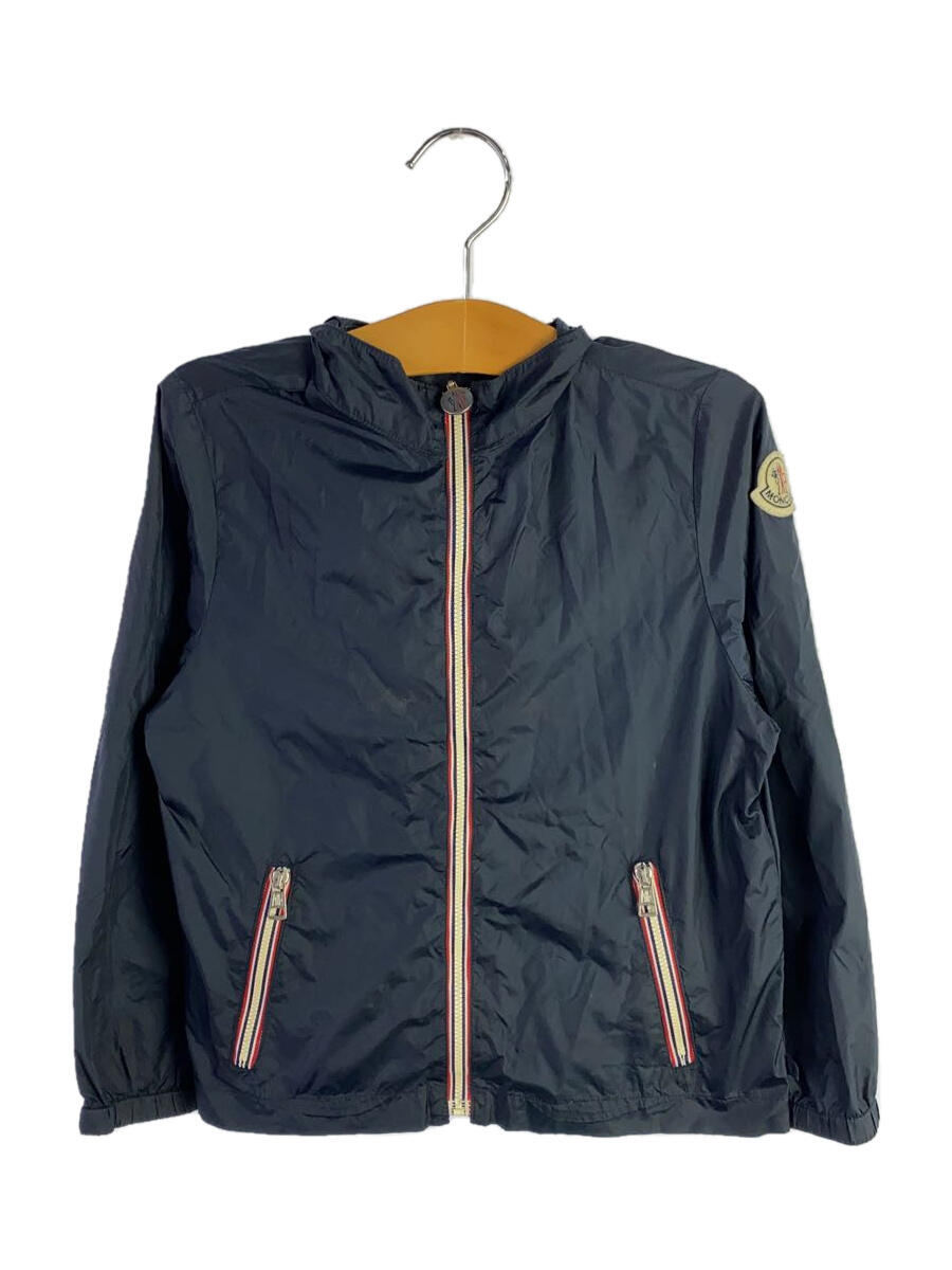 【中古】MONCLER◆ジャケット/--/ナイロン/NVY/汚れ有【キッズ】