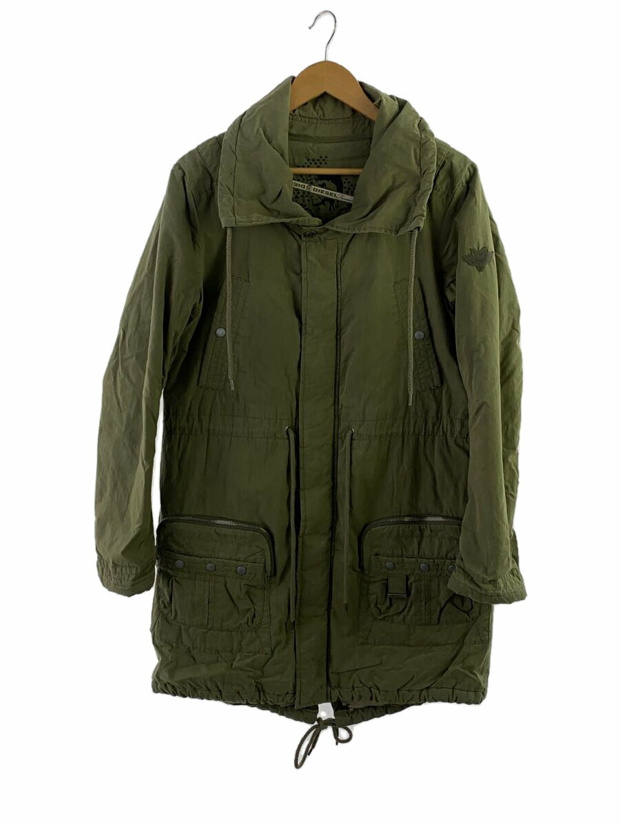 【中古】DIESEL◆モッズコート/M/コットン/KHK【メンズウェア】