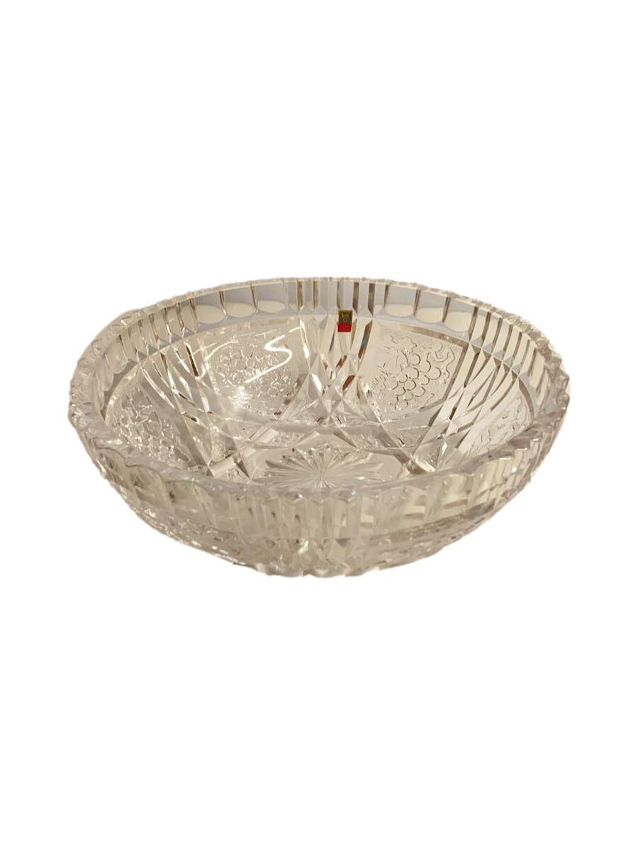 【中古】KAGAMI CRYSTAL◆プレート/CLR【キッチン用品】