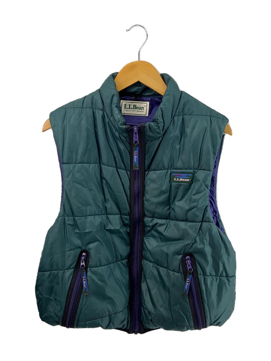 【中古】L.L.Bean◆ベスト/--/ナイロン/GRN/80s/プリマロフト【メンズウェア】