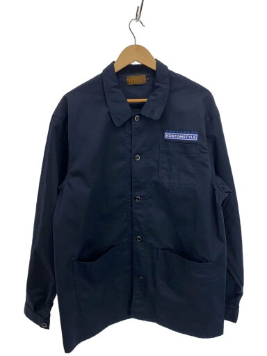 【中古】kustomstyle◆ジャケット/XL/コットン/BLK【メンズウェア】 【中古】kustomstyle◆ジャケット/XL/コットン/BLK【メンズウェア】