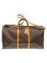 【中古】LOUIS VUITTON◆キーポル・バンドリエール60/ボストンバッグ/モノグラム・キャンバス/ブラウン/M41412【バッグ】