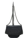 【中古】CHANEL◆2013年/ショルダーバッグ/レザー/ブラック/16574940/シャネル【バッグ】