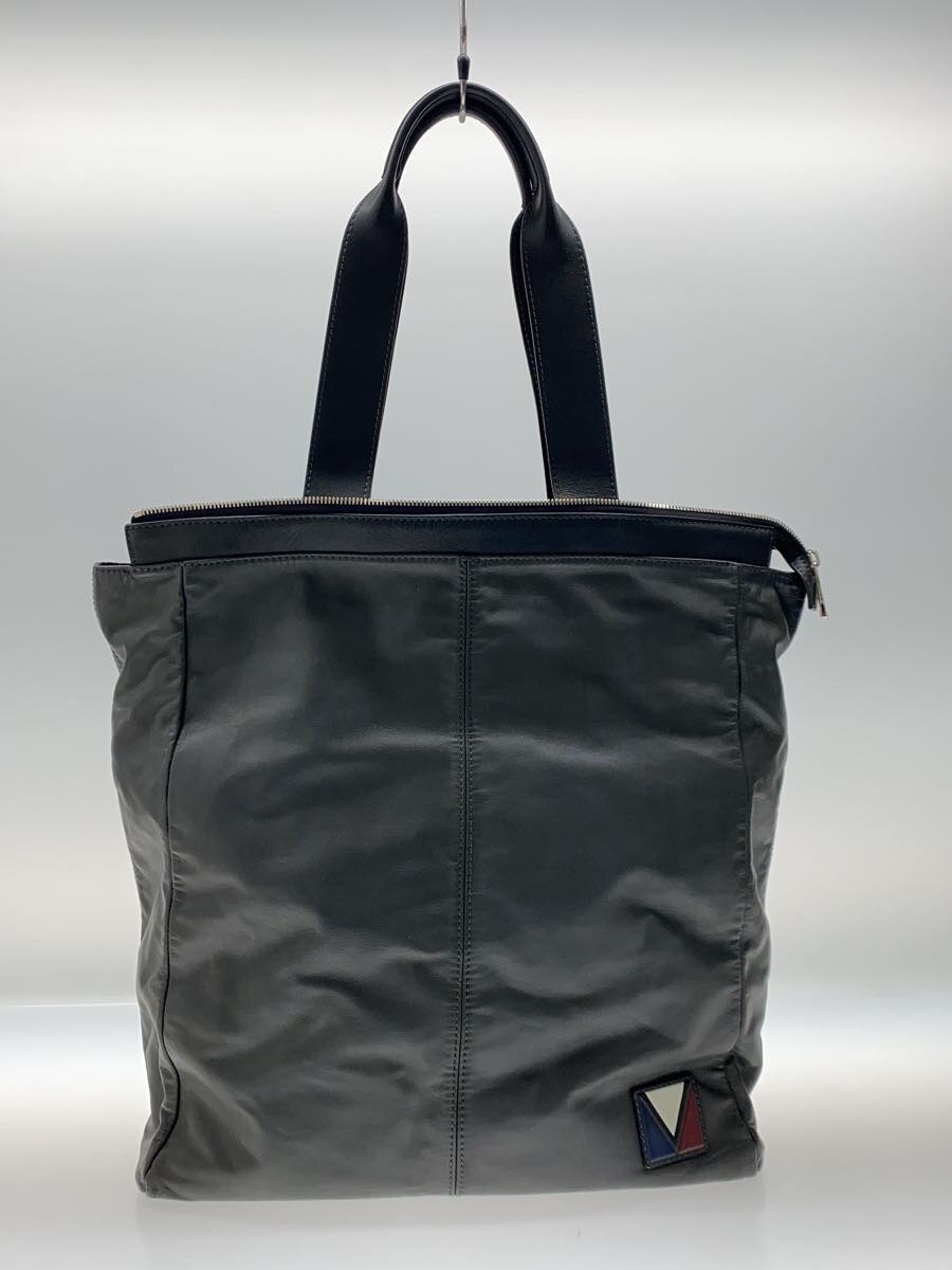 Men'S Bag - 【中古】LOUIS VUITTON◆ガストン・ムーヴ_Vライン_BLK/レザー/BLK/無地【バッグ】