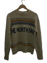 【中古】THE NORTH FACE◆ニット・セーター(厚手)/M/ウール/CRM【メンズウェア】