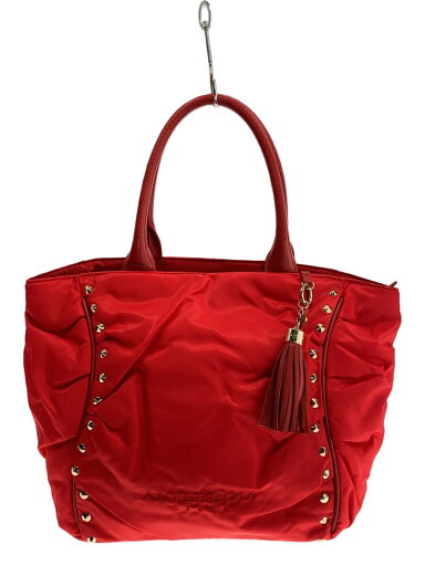 【中古】ANTEPRIMA◆ハンドバッグ/--/RED【バッグ】 【中古】ANTEPRIMA◆ハンドバッグ/--/RED【バッグ】