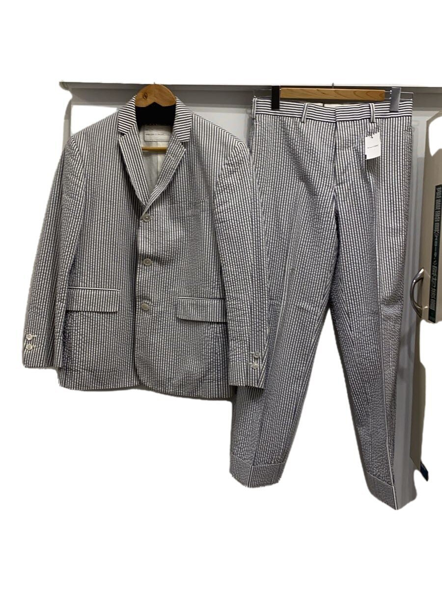 【中古】Black Fleece by Brooks Brothers◆3Bテーラードジャケット/セットアップスーツ/O/コットン/マルチカラー/ストライプ/全体的に汚れ//【メンズウェア】