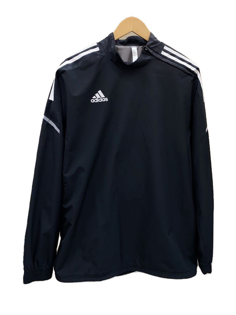 【中古】adidas◆CONDIVO21ハイブリッドトップ/スポーツウェアー/3XL/BLK/ge5414【スポーツ】