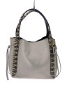 【中古】COACH◆スネーク/ハーモニーホーボー/トートバッグ/レザー/CRM/A2080-53355【バッグ】