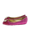 【中古】JIMMY CHOO◆フラットパンプス/36.5/PNK//【シューズ】(4)