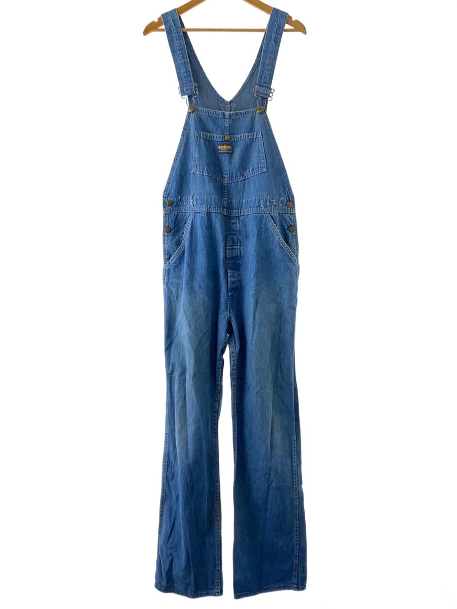 【中古】OshKosh B’Gosh◆オーバーオール/インディゴ/デニム/60-70s【メンズウェア】