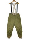 【中古】Eddie Bauer/KARA KORAM/キルティングダウンパンツ/M/カーキ【スポーツ】