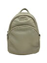 【中古】MICHAEL KORS◆リュック/レザー/GRY/無地【バッグ】(4)