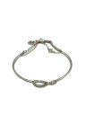 【中古】Swarovski◆バングル/--/スワロフスキー/SLV/レディース/インフィニティーバングル【服飾雑貨他】