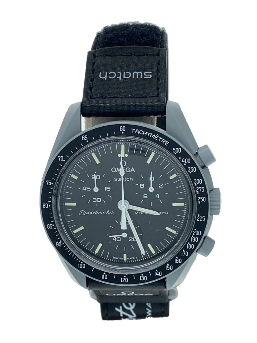 【中古】OMEGA◆Speedmaster/MISSION TO THE MOON/クォーツ腕時計/アナログ//【服飾雑貨他】