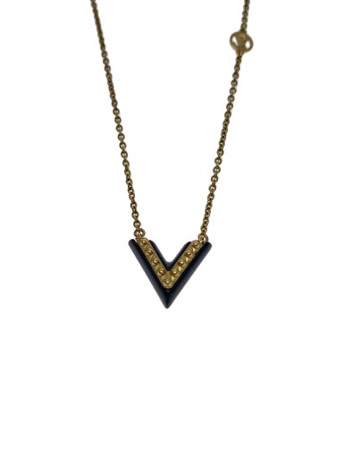 【中古】LOUIS VUITTON◆エッセンシャルV/ネックレス/--/GLD/トップ有/レディース【服飾雑貨他】 【中古】LOUIS VUITTON◆エッセンシャルV/ネックレス/--/GLD/トップ有/レディース【服飾雑貨他】