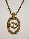 【中古】Christian Dior◆Christian Dior/CDロゴストーン/ネックレス/--/レディース【服飾雑貨他】