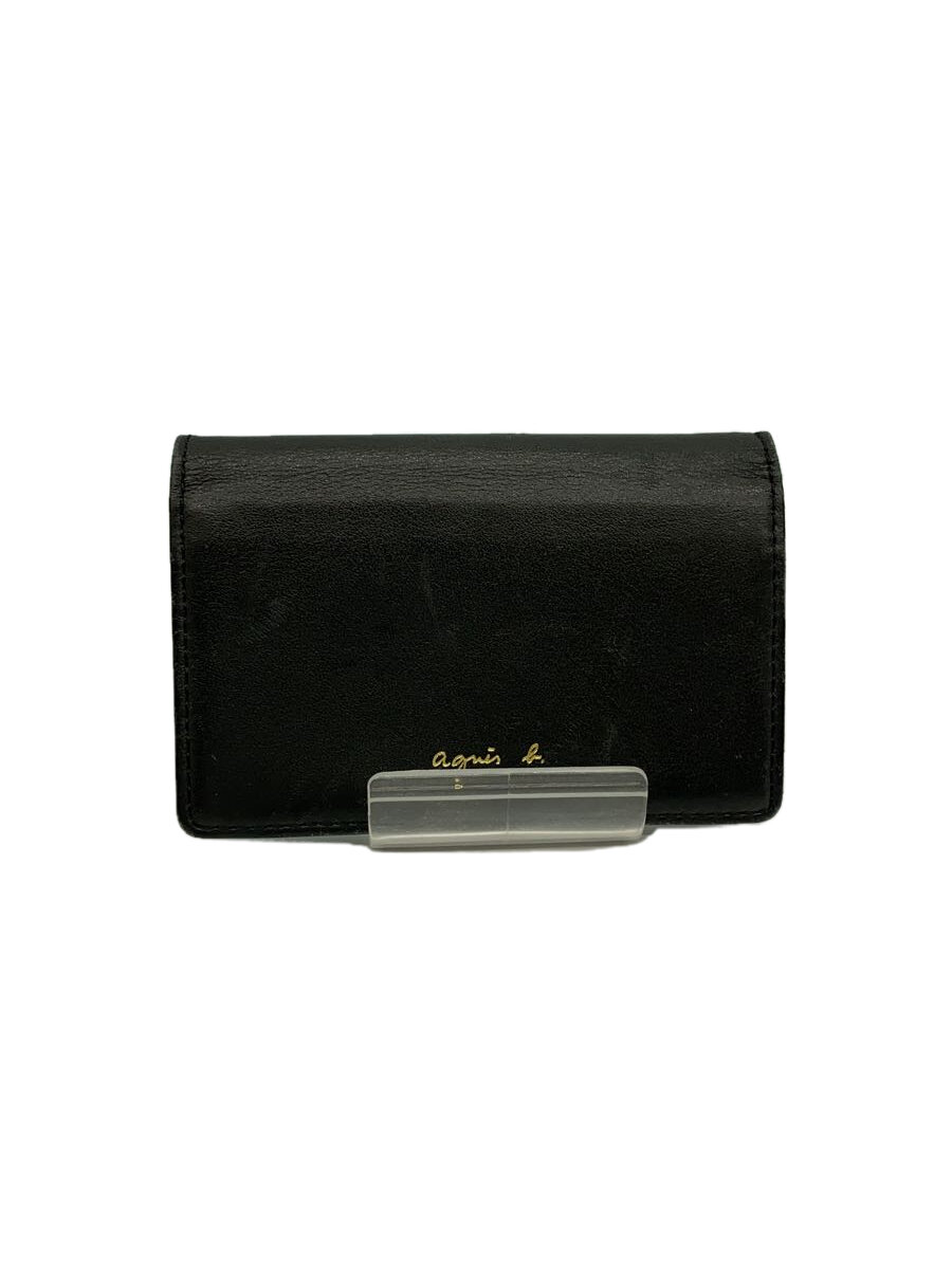 【中古】agnes b.◆カードケース/--/BLK/メンズ/AW11C-08【服飾雑貨他】