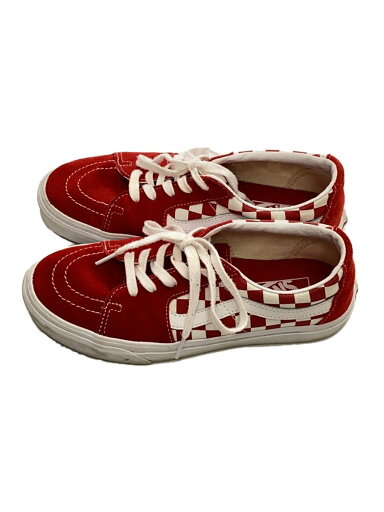 【中古】VANS◆ローカットスニーカー/26cm/RED/721356//【シューズ】 【中古】VANS◆ローカットスニーカー/26cm/RED/721356//【シューズ】