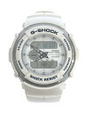 【中古】CASIO◆G-300LV-7AJF/クォーツ腕時計・G-SHOCK/デジアナ/WHT【服飾 ...