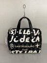 【中古】CASTELBAJAC◆ボストンバッグ/--/BLK/総柄【バッグ】