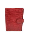 【中古】LOUIS VUITTON◆アジェンダPM_エピ/--/RED/レディース【服飾雑貨他】