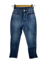 【中古】Her lip to◆Tokyo High Rise Jeans/ボトム/23/コットン/IDG/1212303064【レディースウェア】