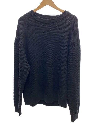 【中古】VAINL ARCHIVE◆ニット・セーター(厚手)/L/ウール/BLK/VASK21007【メンズウェア】 【中古】VAINL ARCHIVE◆ニット・セーター(厚手)/L/ウール/BLK/VASK21007【メンズウェア】