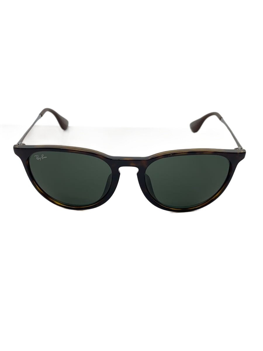 【中古】Ray-Ban◆サングラス/ボストン/プラスチック/BRW/GRN/メンズ/RB4171F/レンズ汚れ有り【服飾雑貨他】