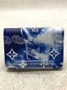 【中古】LOUIS VUITTON◆ルイヴィトン/カードケース/PVC/ネイビー/レディース【服飾雑貨他】