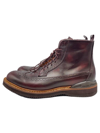 【中古】visvim◆レースアップブーツ/US8.5/BRW/レザー【シューズ】 【中古】visvim◆レースアップブーツ/US8.5/BRW/レザー【シューズ】