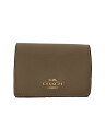 【中古】COACH◆3つ折り財布/レザー/BEG/レディース/88666【服飾雑貨他】