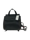 【中古】Paul Smith◆リュック/レザー/BLK/無地//【バッグ】(4)