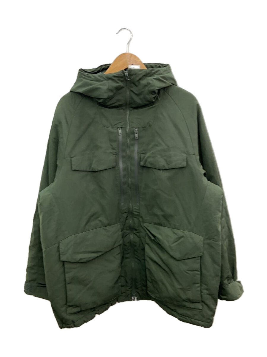 【中古】UNIQLO◆ダウンジャケット/XL/ポリエステル/グリーン/無地【メンズウェア】