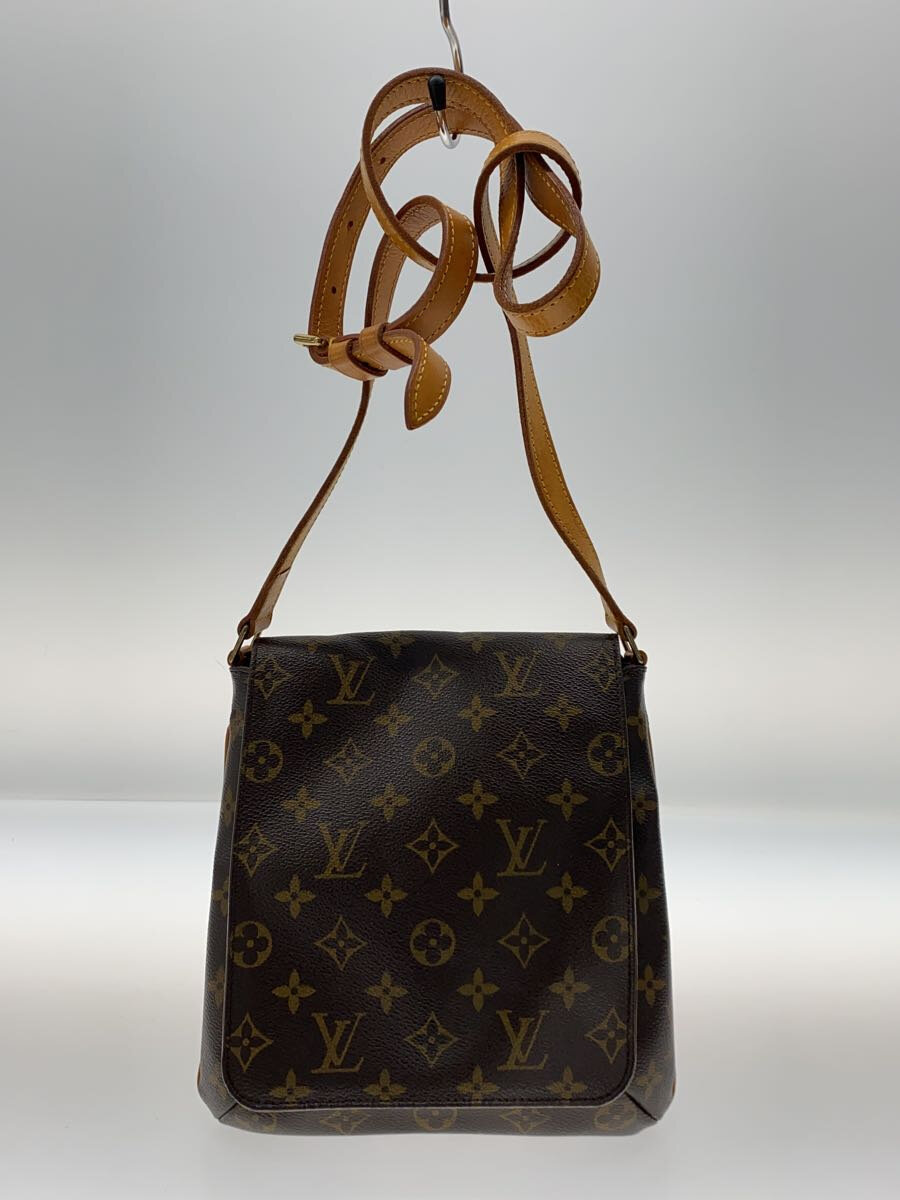 楽天2nd STREET 楽天市場店【中古】LOUIS VUITTON◆ミュゼット・サルサ_モノグラム・キャンバス_ショートショルダー_BRW/PVC/BRW/総柄【バッグ】