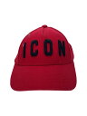 【中古】DSQUARED2◆キッズ服飾/帽子/コットン/RED【キッズ】