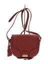 【中古】LOUIS VUITTON◆ジュノ/ショルダーバッグ/レザー/RED/モノグラム/M43144【バッグ】