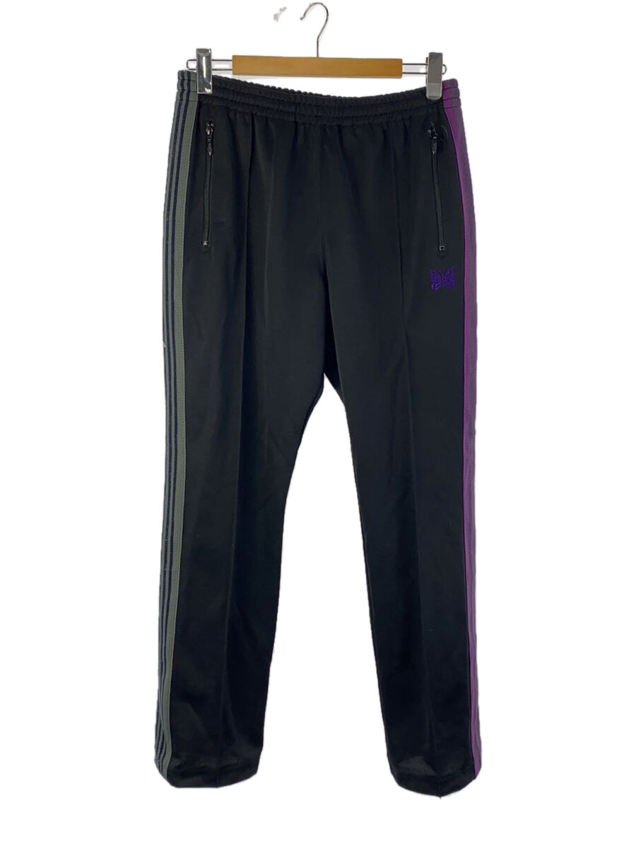 【中古】Needles◆Narrow Track Pant Poly Smooth/ボトム/M/ポリエステル/ブラック/HM384【メンズウェア】
