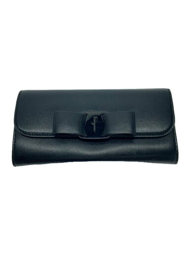 【中古】Salvatore Ferragamo◆パスケース欠品/状態考慮/ヴァラリボン/長財布/--/BLK/レディース【服飾雑貨他】 【中古】Salvatore Ferragamo◆パスケース欠品/状態考慮/ヴァラリボン/長財布/--/BLK/レディース【服飾雑貨他】