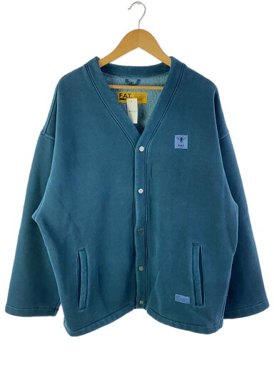 【中古】FAT◆カーディガン(厚手)/FREE/コットン/BLU/F32410-SW07-AB【メンズウェア】 【中古】FAT◆カーディガン(厚手)/FREE/コットン/BLU/F32410-SW07-AB【メンズウェア】