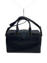 【中古】SAINT LAURENT◆ベイビーダッフル/ボストンバッグ/レザー/BLK/無地/CLD322049-0714【バッグ】