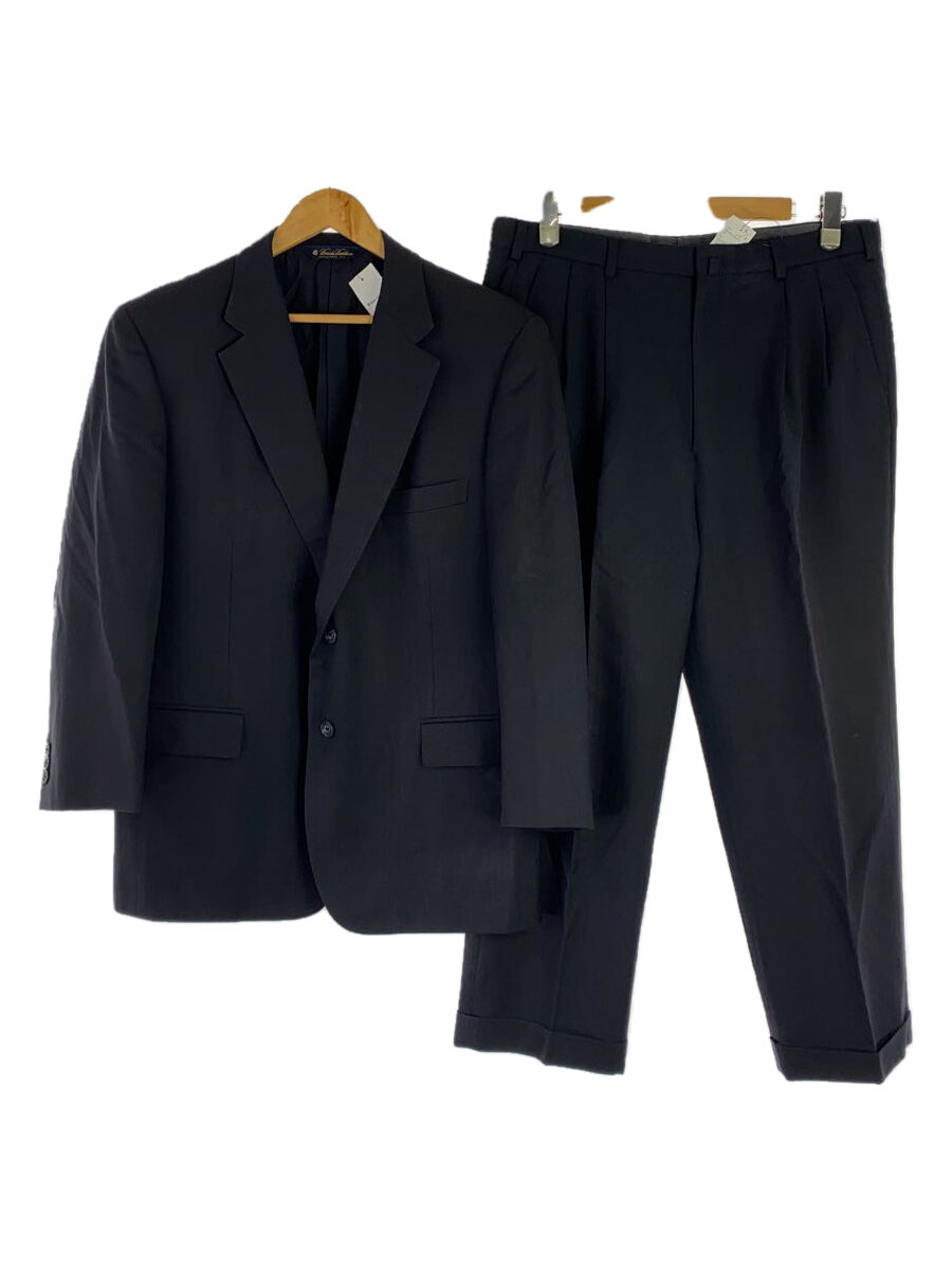 【中古】BROOKS BROTHERS◆セットアップ/4/アルパカ/NVY/ストライプ/09-01-8730【メンズウェア】