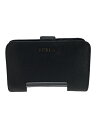 【中古】FURLA◆2つ折り財布/PVC/BLK/無