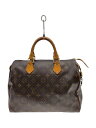 【中古】LOUIS VUITTON◆1)スピーディ25_モノグラム・キャンバス_BRW/PVC/BRW//【バッグ】