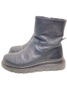 【中古】ECCO◆レインブーツ/24cm/BLK/レザー/216243/01001【シューズ】(4)