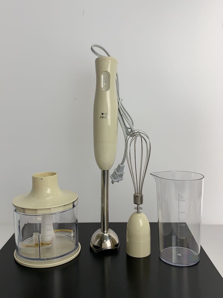 【中古】BRUNO◆ミキサー/フードプロセッサー/マルチスティックブレンダー/FOODPREPARATION/BOE034-IV【家電・ビジュアル・オーディオ】