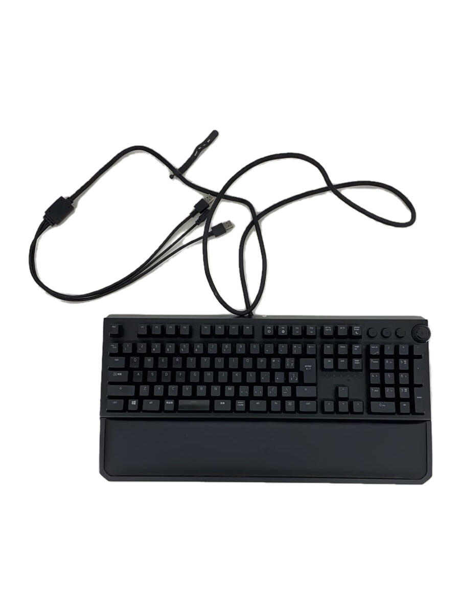 【中古】Razer◆キーボード BlackWidow Elite JP Green Switch [ブラック]【パソコン】