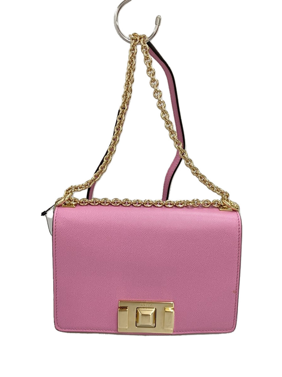 【中古】FURLA◆MIMI MINI CROSSBODY/ショルダーバッグ/--/PNK/F7790【バッグ】
